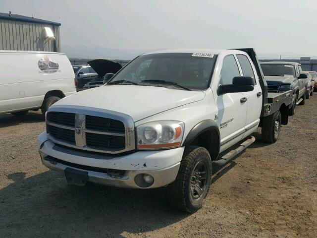 3D7KS28C66G268493 - 2006 DODGE RAM 2500 S WHITE photo 2