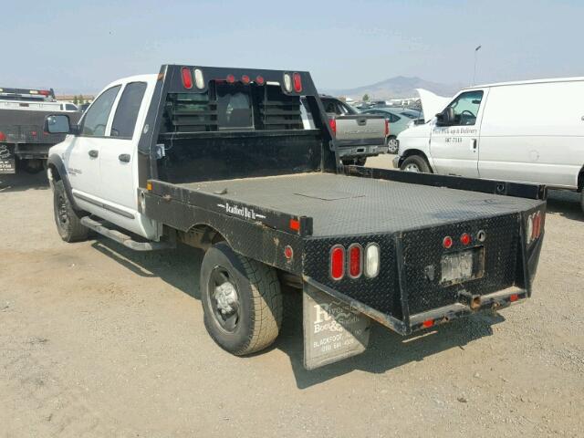 3D7KS28C66G268493 - 2006 DODGE RAM 2500 S WHITE photo 3