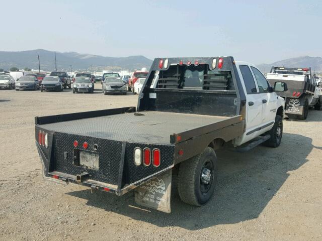 3D7KS28C66G268493 - 2006 DODGE RAM 2500 S WHITE photo 4