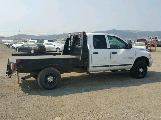 3D7KS28C66G268493 - 2006 DODGE RAM 2500 S WHITE photo 9