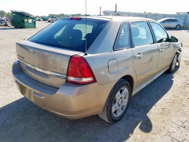 1G1ZT618X6F200436 - 2006 CHEVROLET MALIBU MAX 金色 照片 4