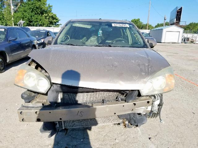 1G1ZT618X6F200436 - 2006 CHEVROLET MALIBU MAX 金色 照片 9