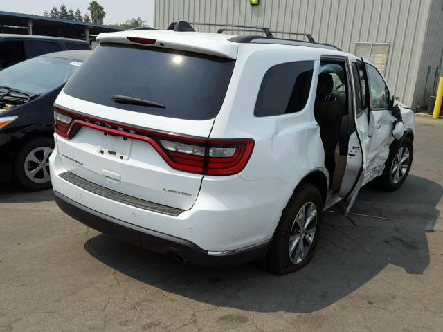 1C4RDHDG2GC402905 - 2016 DODGE DURANGO LI WHITE photo 4