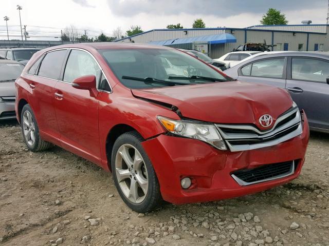 4T3BK3BB0EU108205 - 2014 TOYOTA VENZA LE RED photo 1