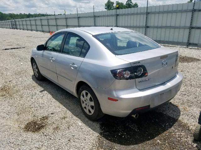 JM1BK12F181152739 - 2008 MAZDA 3 I SILVER photo 3