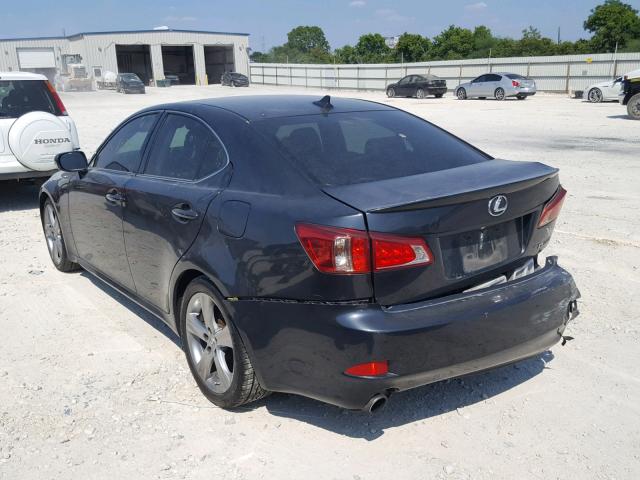 JTHBF5C24B5142633 - 2011 LEXUS IS 250 GRAY photo 3