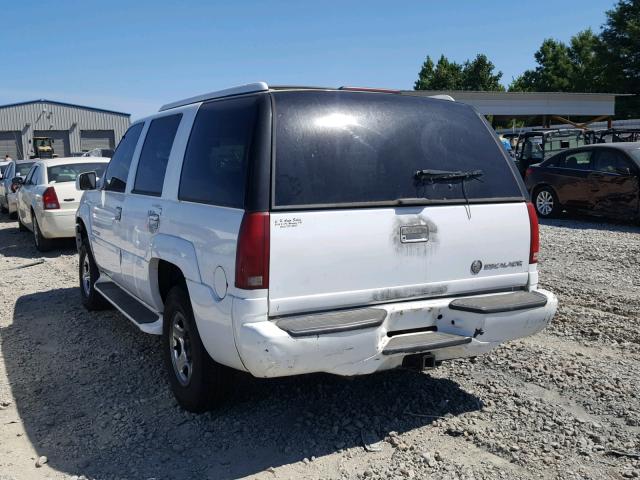 1GYEK13R8YR129489 - 2000 CADILLAC ESCALADE WHITE photo 3