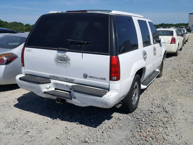 1GYEK13R8YR129489 - 2000 CADILLAC ESCALADE WHITE photo 4