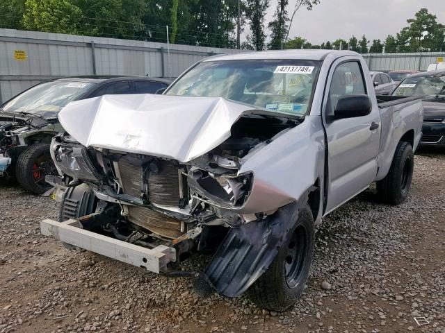 5TFNX4CN5BX002417 - 2011 TOYOTA TACOMA SILVER photo 2