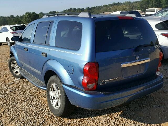 1D4HB48NX4F101363 - 2004 DODGE DURANGO SL BLUE photo 3