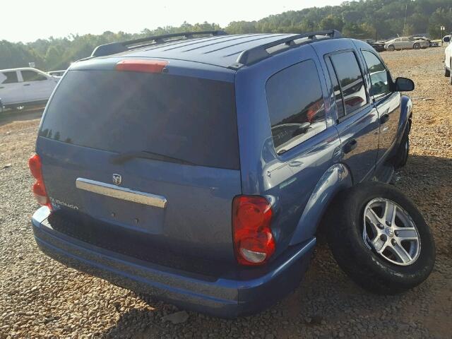 1D4HB48NX4F101363 - 2004 DODGE DURANGO SL BLUE photo 4