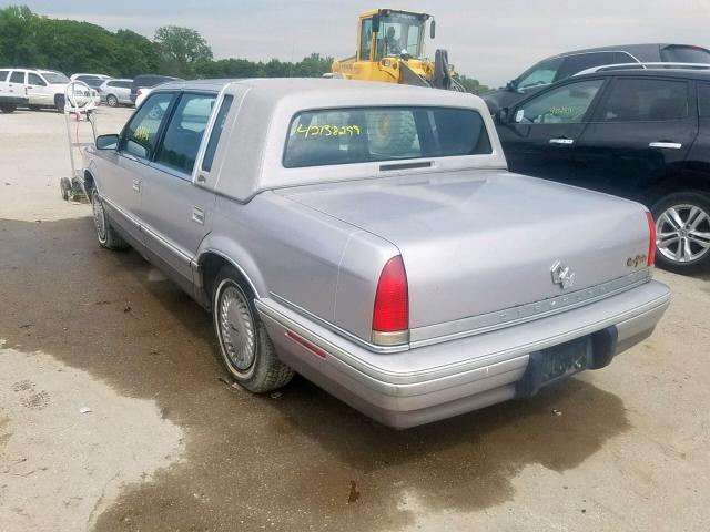 1C3XV66R8ND856207 - 1992 CHRYSLER NEW YORKER SILVER photo 3