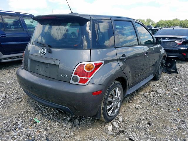 JTKKT624240070679 - 2004 TOYOTA SCION XA SILVER photo 4