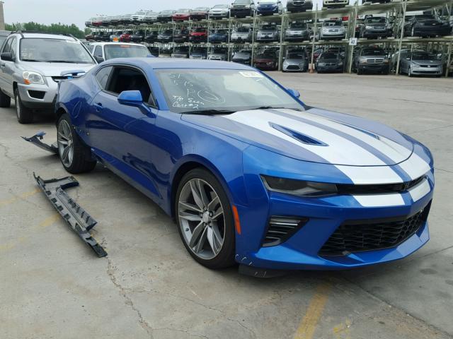 1G1FF1R7XG0148769 - 2016 CHEVROLET CAMARO SS BLUE photo 1