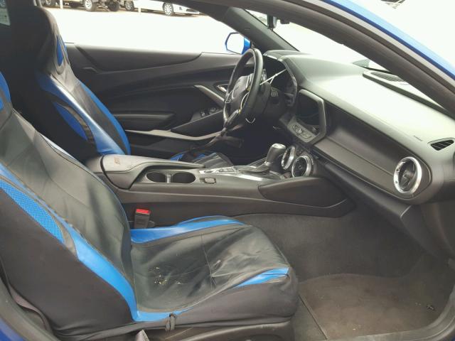 1G1FF1R7XG0148769 - 2016 CHEVROLET CAMARO SS BLUE photo 5