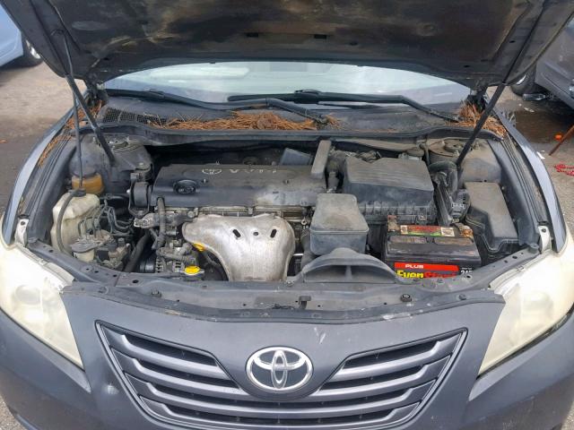 4T1BE46K17U502525 - 2007 TOYOTA CAMRY NEW GRAY photo 7