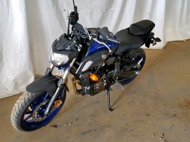 JYARM27E6JA002691 - 2018 YAMAHA MT07 BLUE photo 2