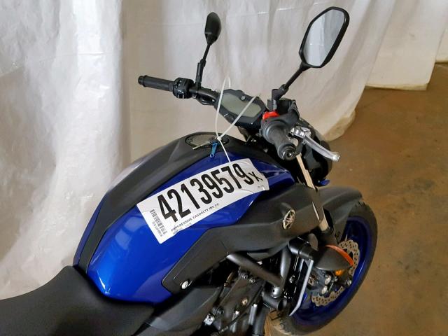 JYARM27E6JA002691 - 2018 YAMAHA MT07 BLUE photo 5