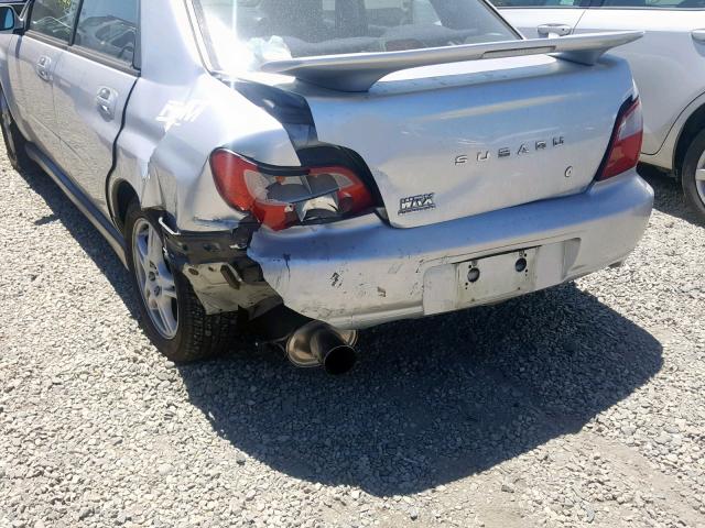 JF1GD29682G506200 - 2002 SUBARU IMPREZA WR SILVER photo 9