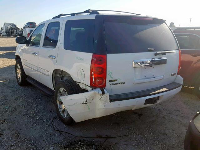 1GKFK13087J308208 - 2007 GMC YUKON WHITE photo 3