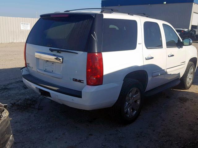 1GKFK13087J308208 - 2007 GMC YUKON WHITE photo 4