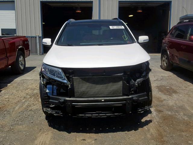 5XYKWDA73EG489117 - 2014 KIA SORENTO SX WHITE photo 9