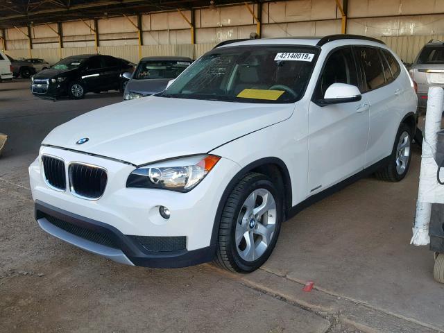WBAVM1C51EVW53855 - 2014 BMW X1 SDRIVE2 WHITE photo 2