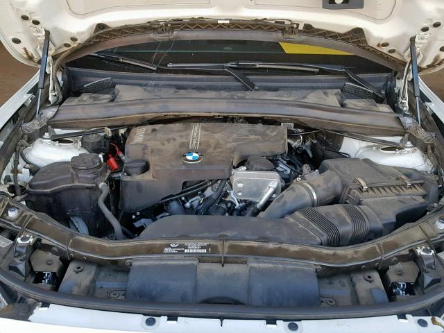 WBAVM1C51EVW53855 - 2014 BMW X1 SDRIVE2 WHITE photo 7