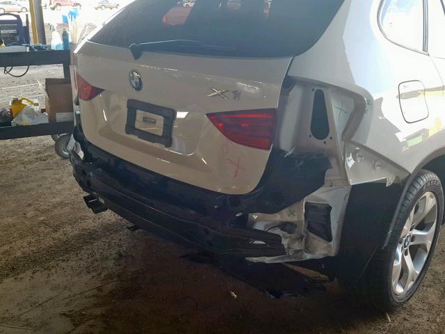 WBAVM1C51EVW53855 - 2014 BMW X1 SDRIVE2 WHITE photo 9