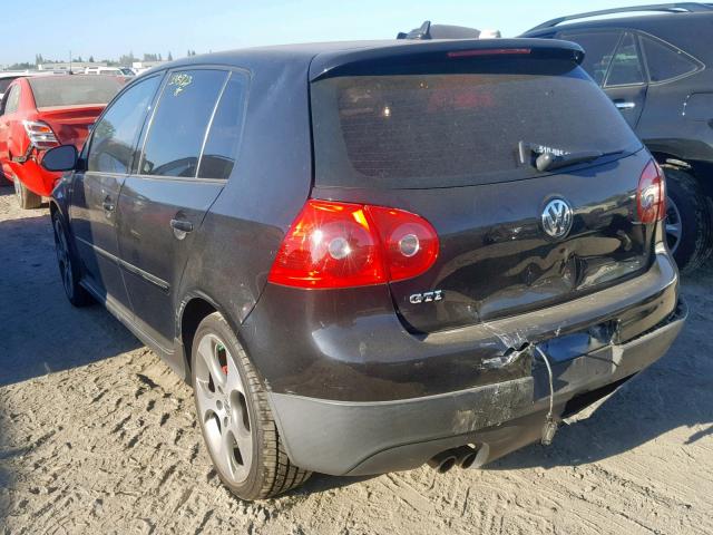 WVWHV71K07W082865 - 2007 VOLKSWAGEN NEW GTI BLACK photo 3