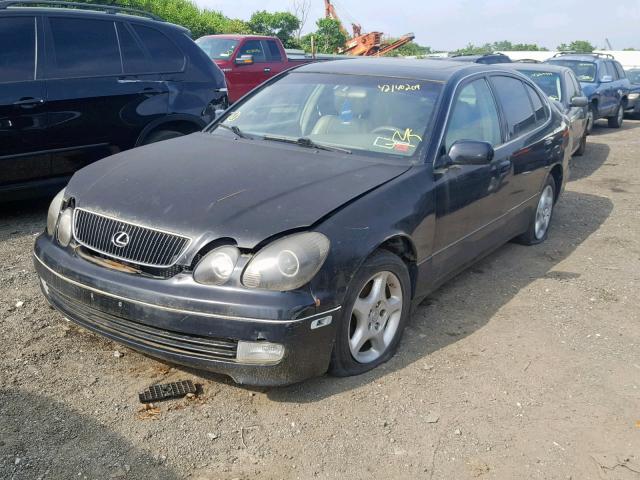 JT8BD68S6X0076496 - 1999 LEXUS GS 300 BLACK photo 2