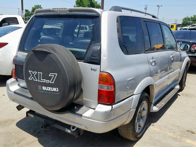 JS3TY92V034102416 - 2003 SUZUKI XL7 PLUS SILVER photo 4