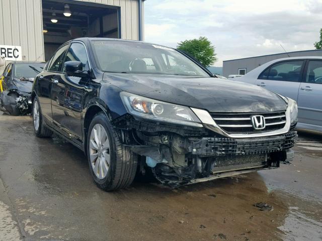 1HGCR3F82DA015733 - 2013 HONDA ACCORD EXL BLACK photo 1