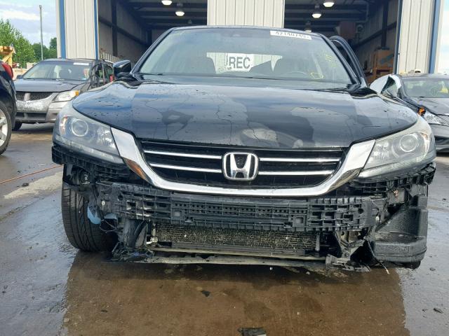 1HGCR3F82DA015733 - 2013 HONDA ACCORD EXL BLACK photo 10