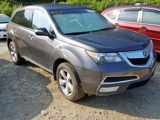 2HNYD2H26CH516401 - 2012 ACURA MDX GRAY photo 1