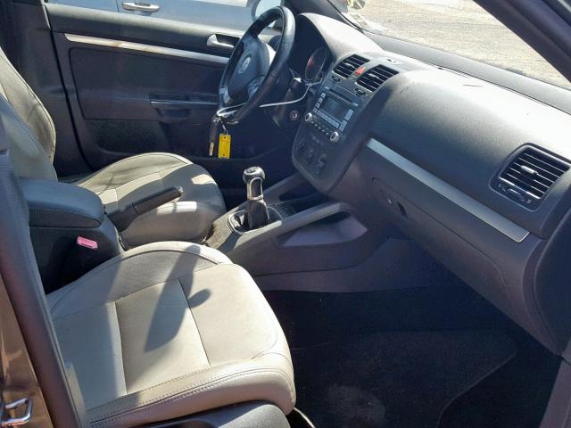 3VWDJ71K88M087966 - 2008 VOLKSWAGEN GLI ნაცრისფერი ფოტო 5