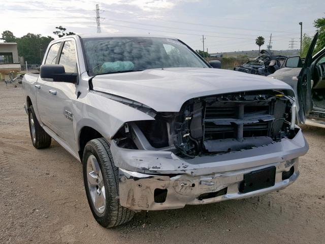 1C6RR6LG8HS825140 - 2017 RAM 1500 SLT SILVER photo 1