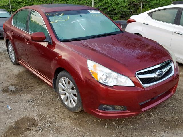 4S3BMDL62A2242718 - 2010 SUBARU LEGACY 3.6 RED photo 1