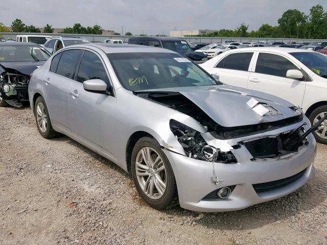 JN1CV6AP6DM718537 - 2013 INFINITI G37 BASE SILVER photo 1