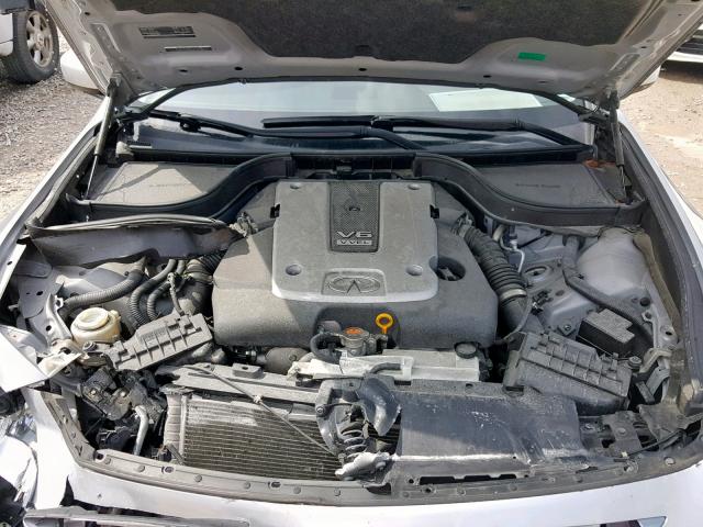 JN1CV6AP6DM718537 - 2013 INFINITI G37 BASE SILVER photo 7