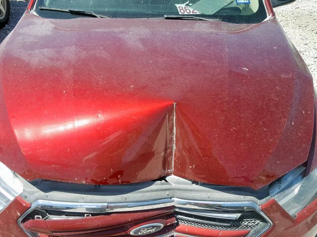 1FAHP2F82EG152843 - 2014 FORD TAURUS LIM RED photo 7