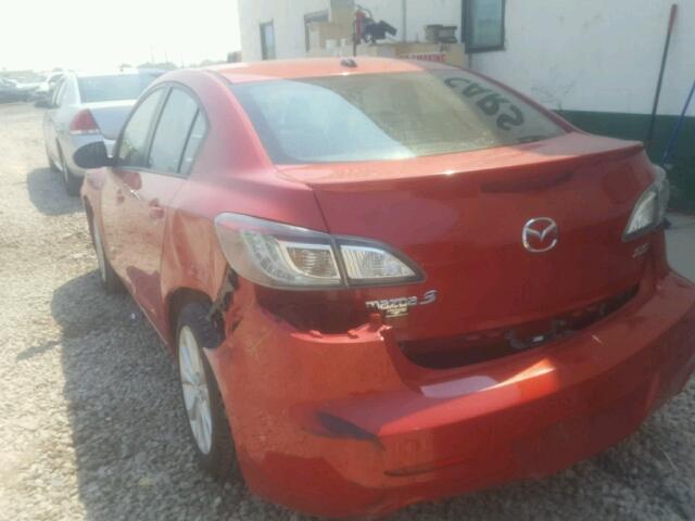 JM1BL1W5XB1449983 - 2011 MAZDA 3 S RED photo 3