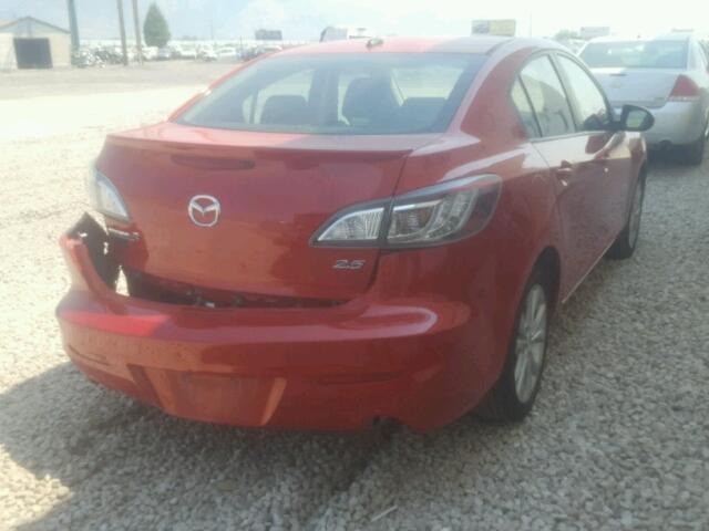 JM1BL1W5XB1449983 - 2011 MAZDA 3 S RED photo 4