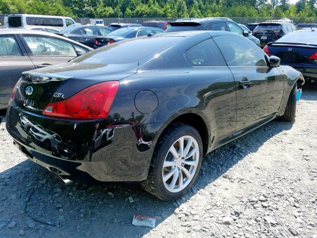 JN1CV6EL9DM980611 - 2013 INFINITI G37 BLACK photo 4