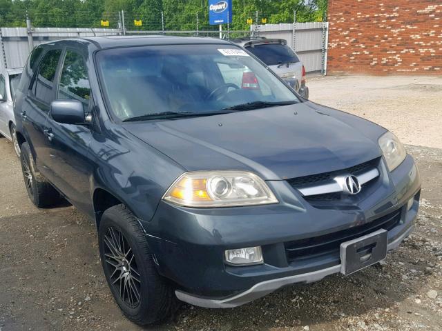 2HNYD18294H526836 - 2004 ACURA MDX BLUE photo 1