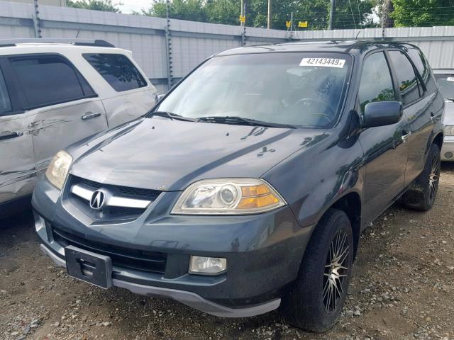 2HNYD18294H526836 - 2004 ACURA MDX BLUE photo 2