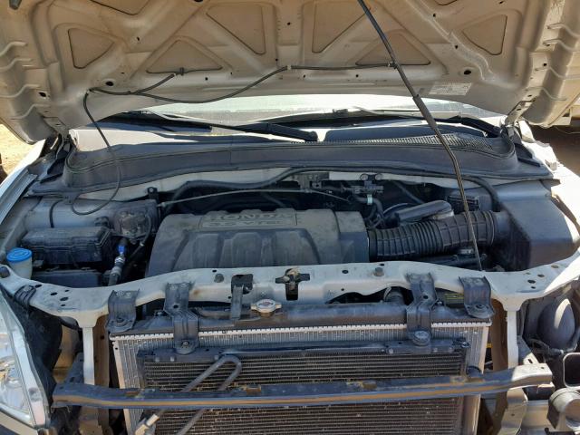 2HKYF18195H564356 - 2005 HONDA PILOT LX SILVER photo 7