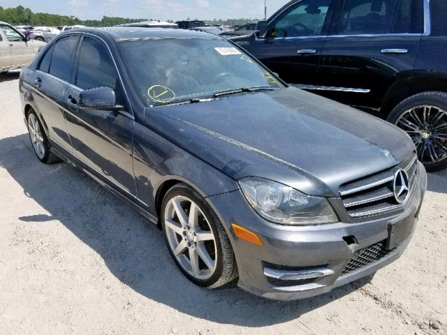 WDDGF4HB1EA964690 - 2014 MERCEDES-BENZ C 250 GRAY photo 1