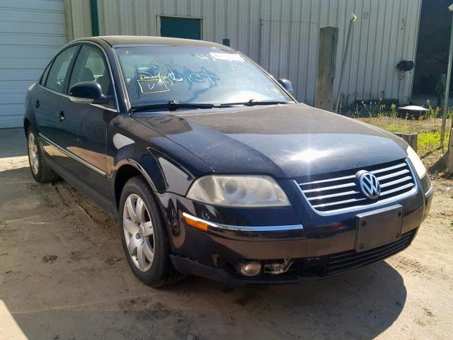 WVWAD63B75E051207 - 2005 VOLKSWAGEN PASSAT GLS BLACK photo 1