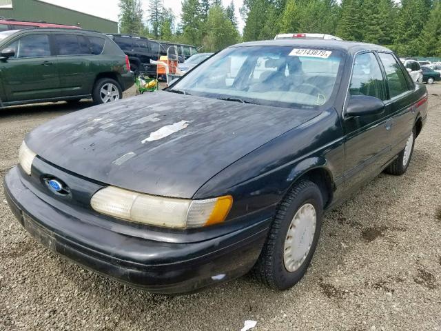 1FACP52U2PG281554 - 1993 FORD TAURUS GL BLACK photo 2